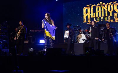 Alanys Lagos hizo cantar al Parque Eusebio Lillo en el Aniversario 115