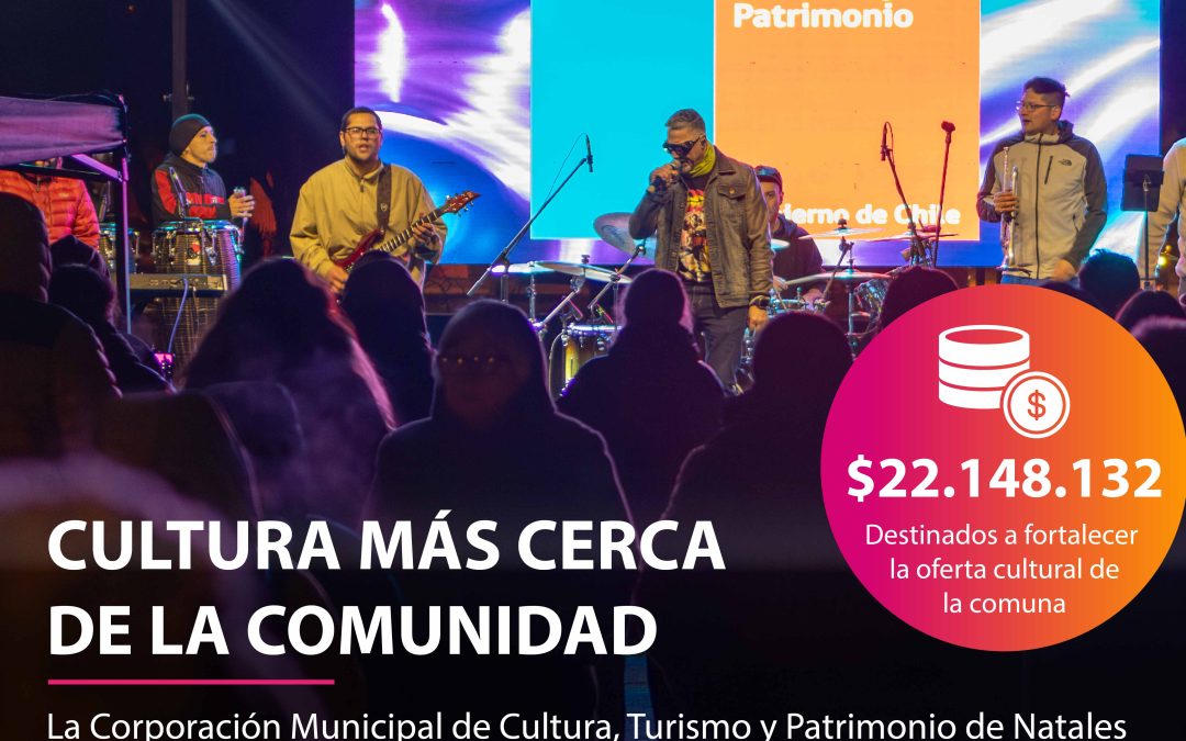 La cultura sigue llegando a cada rincón de Puerto Natales.